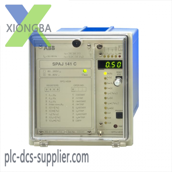 abb_spaj_141c_rs611007-aa_earth-fault_relay.png ABB SPAJ 141C RS611007-AA: High-Sensitivity Earth Fault Relay