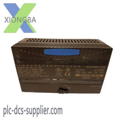 GE FANUC IC200MDL740B: High-Performance Modular Control System