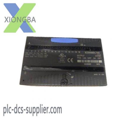 General Electric IC200MDL740 - High-Power Control Module