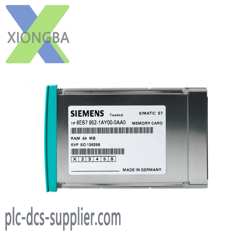 siemens_6es7952-1ak00-0aa0.png Siemens RAM Memory Card 6ES7952-1AK00-0AA0 for S7-400