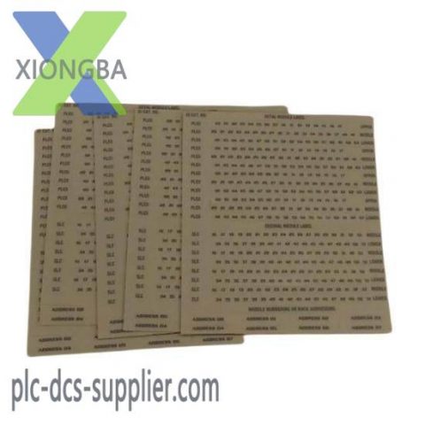 GE 1794-LBL Flex I/O Terminal Base Label Kit - Industrial Control Module