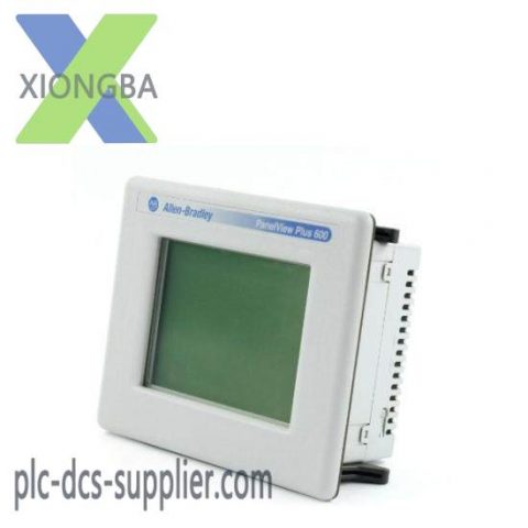 GE PanelView Plus 600 Grayscale Terminal, Model 2711P-T6M5D