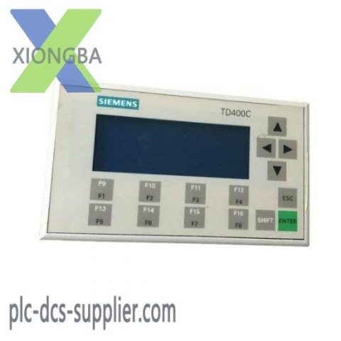 SIEMENS SIMATIC TD400C Operator Panel, 6AV6640-0AA00-0AX1