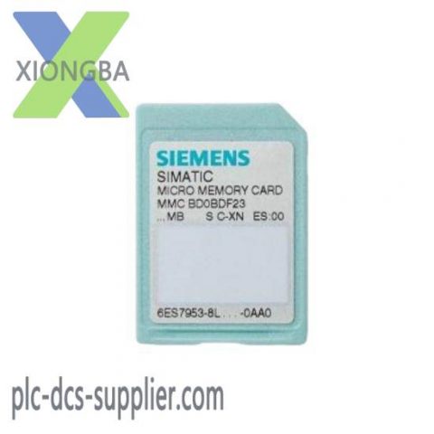 Siemens 6ES7953-8LJ11-0AA0 Micro Memory Card, Industrial Control Solutions
