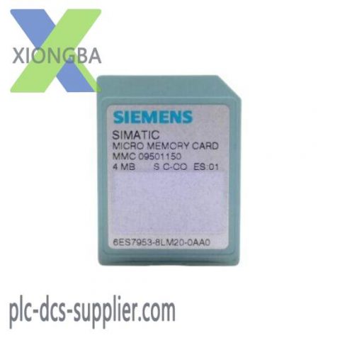 SIEMENS 6ES7953-8LM20-0AA0 Micro Memory Card, for S7-300/ET 200 Controllers