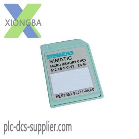Siemens 6ES7 953-8LJ11-0AA0 Micro Memory Card for Industrial Control