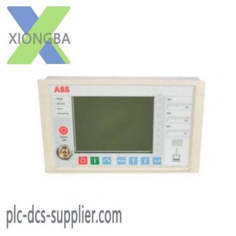 ABB REF542plus HMI Unit - Model 1VCR007346 G0032, Industrial Human Machine Interface