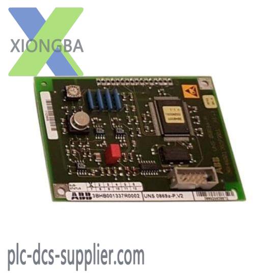 abb_3bhb001337r0002_uns_0869a-p_v2_printed_circuit_board.jpg ABB 3BHB001337R0002 UNS 0869A-P V2 Printed Circuit Board