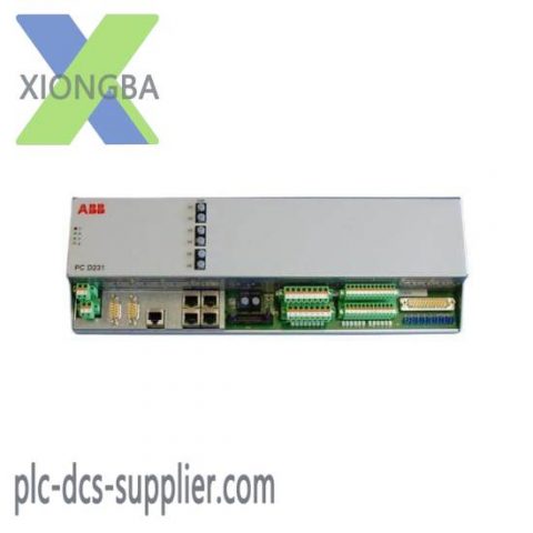 ABB 3BHE025541R0101 - PCD231B Exciter Control Module, for Enhanced Power Generation Systems
