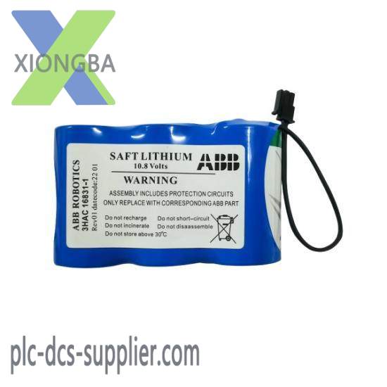 abb_3hac16831-1_10_8v_3hac13150-1_battery_pack.jpg ABB 3HAC16831-1 10.8V & 3HAC13150-1 Battery Pack - Powering Efficiency