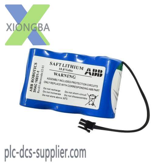 abb_3hac16831-1_10_8v_3hac13150-1_battery_pack_1.jpg ABB 3HAC16831-1 10.8V & 3HAC13150-1 Battery Pack - Powering Efficiency