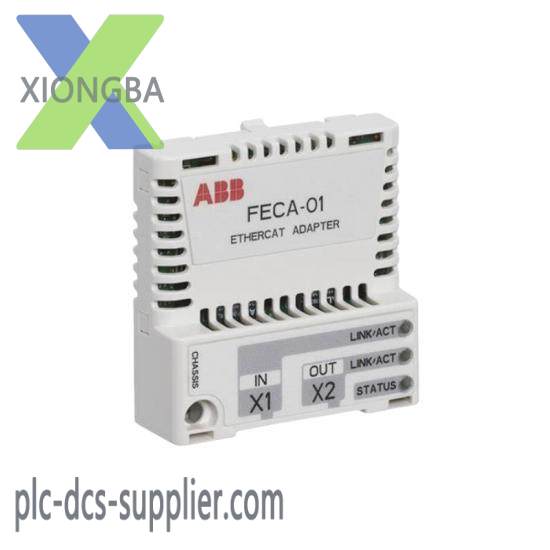 abb_feca-01_ethercat_adapter.jpg ABB FECA-01 EtherCAT Adapter: Industrial Automation Module