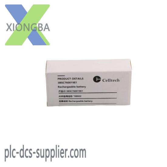 abb_sb822_3bsc760019e1_rechargeable_lithium-ion_battery_1.jpg ABB SB822 3BSC760019E1 - High-Performance Rechargeable Lithium-Ion Battery Module