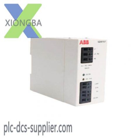 ABB SD811v1 Power Supply, Industrial Control Solutions