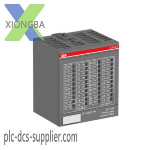 ABB AX522 1SAP250000R0001 Analog Input Output Module - Economical, Scalable Automation Solution