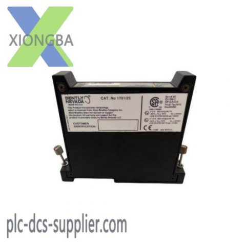 Bently Nevada 1701/25 FieldMonitor Seismic Input Monitor