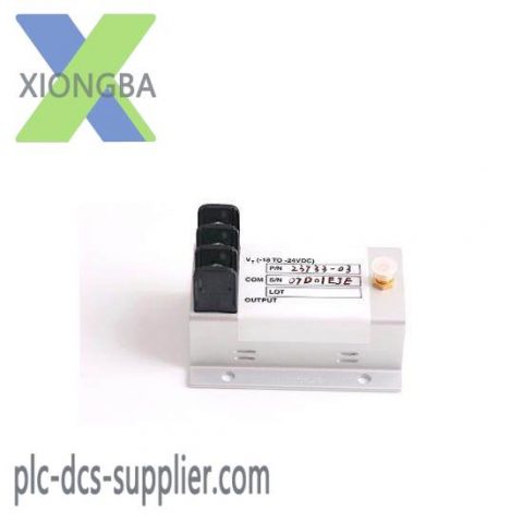 Bently Nevada 23733-03: Precision Control Module for Industrial Automation