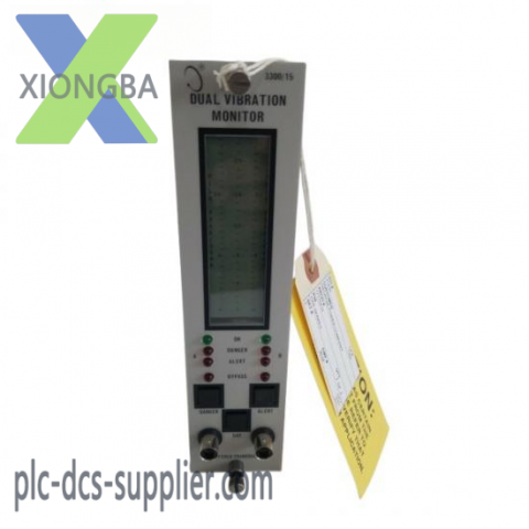 Bently Nevada 3300/15 Dual Vibration Monitor Module