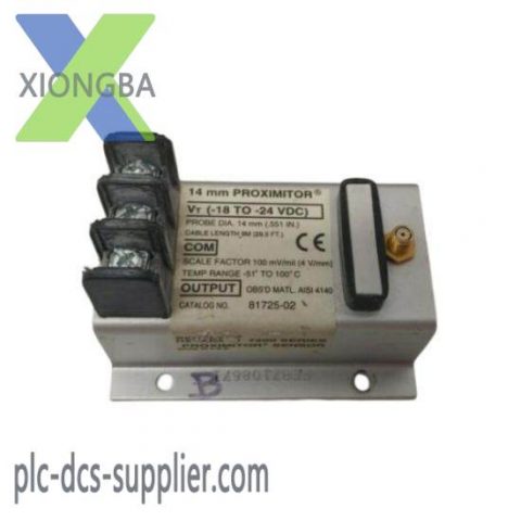 Bently Nevada 81725-02 Proximity Transducer, Industrial Control Solutions