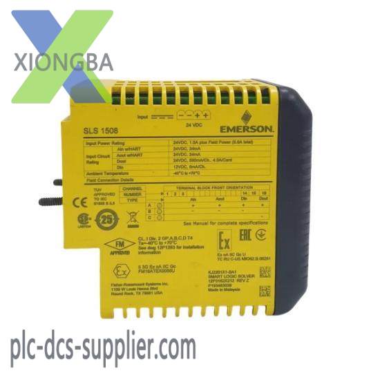 emerson_kj2201x1-ba1_12p3162x212_sls1508_logic_solver_1.jpg EMERSON KJ2201X1-BA1 Logic Solver for Industrial Control Systems