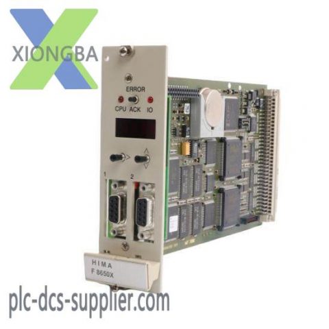 HIMA F8650X CPU Module - Advanced Industrial Control Solution