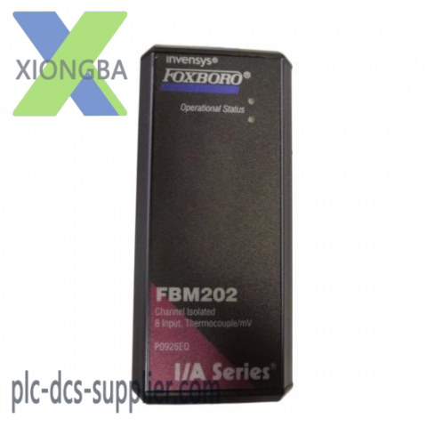 FOXOBORO AD908AC FBM202 I/A Series DCS Module