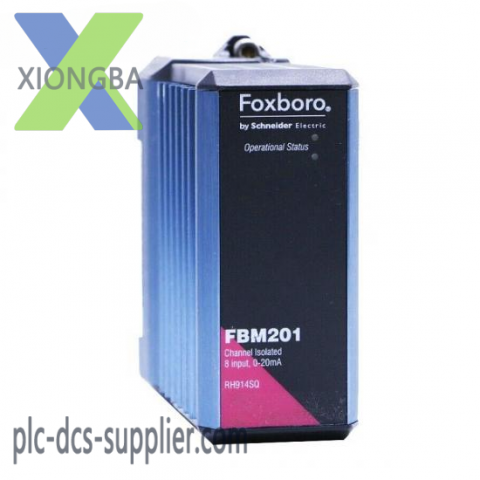 FOXBORO FBM201 RH914SQ: Channel Isolated 8-Input Module for Industrial Control Systems