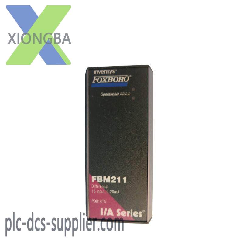 foxboro_fbm211.jpg FOXBORO FBM211 RH914TN Process Control Module
