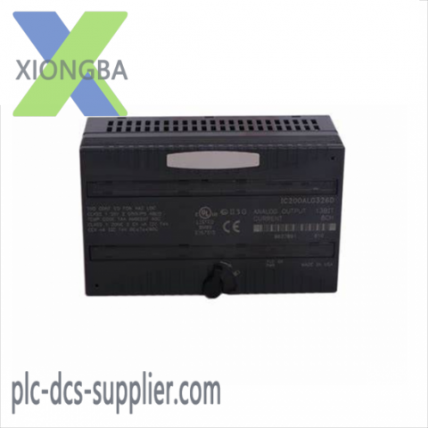 GE FANUC IC200ALG326H: Advanced Analog Output Module for Industrial Automation