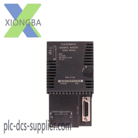ge_fanuc_ic200cmm020_communications_module.jpg GE Fanuc IC200CMM020 Communication Module - Reliable Data Exchange Solution