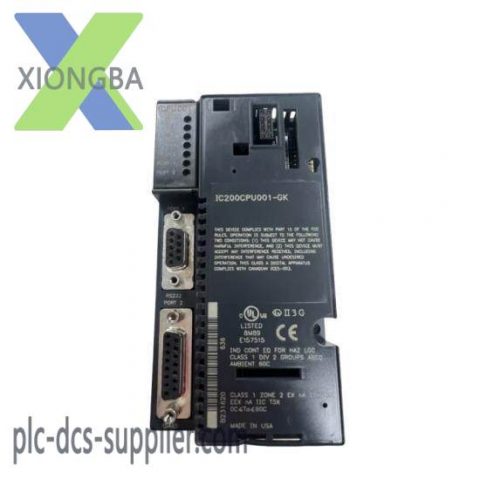 GE FANUC IC200CPU001 CPU: High-Performance Control Core for Industrial Automation