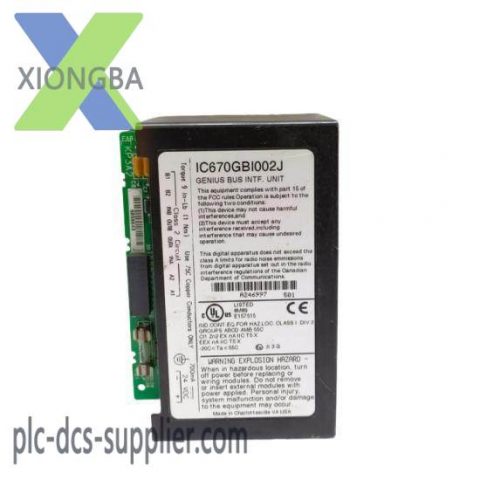 GE FANUC - IC670GBI002J Industrial Control Module
