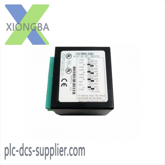 ge_fanuc_ic670mdl930_relay_output_module.png GE FANUC IC670MDL930 Relay Output Module - High-Performance Discrete Solution for Industrial Control Systems