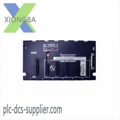 GE FANUC IC694CHS398: 5-Slot Serial Expansion Backplane