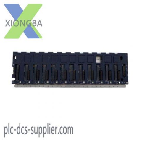 GE FANUC IC695CHS012-BAMP: 12 Slot Base Plate for Industrial Control Systems