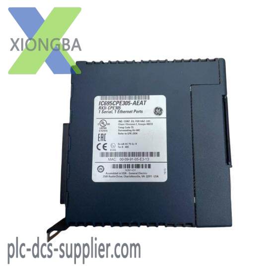 ge_fanuc_ic695cpe305_cpu.jpg GE FANUC IC695CPE305 CPU - Advanced Control Module