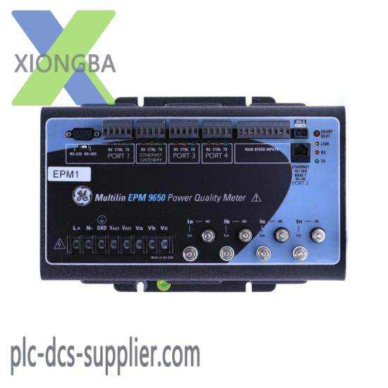 ge_multilin_epm_9650_power_quality_meter_pl96501a0a10000.jpg GE MULTILIN EPM 9650 POWER QUALITY METER PL96501A0A10000 - Advanced Energy Monitoring & Quality Control Solution