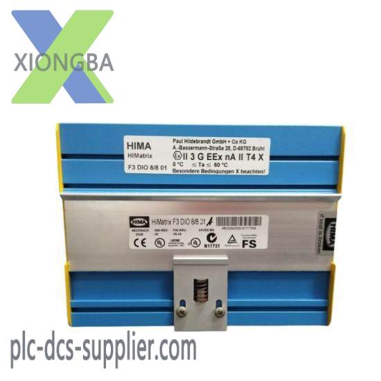 hima_f3_dio_8_8_01_hiamtrix_f3_dio_8_8_01_control_module_1.jpg HIMA F3 DIO 8/8 01 | Hiamtrix F3 DIO 8/8 01 Control Module, Industrial Automation Solutions