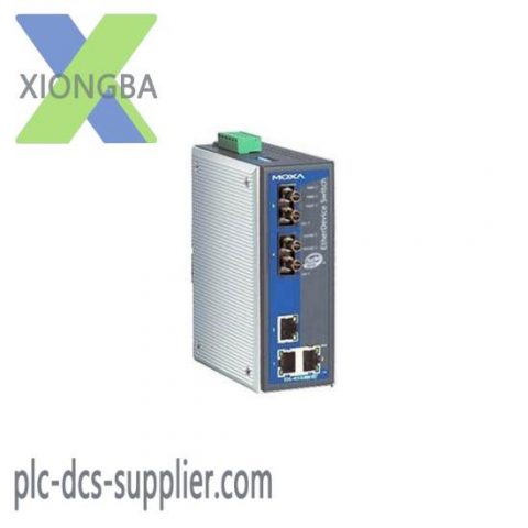 MOXA EDS-405A-MM-ST Industrial Ethernet Switch, Robust Network Solution for Manufacturing