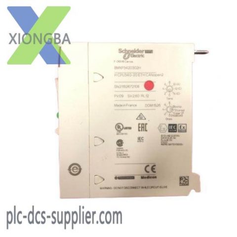 Schneider BMXP3420302H CPU Module, Industrial Control