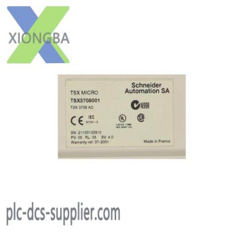 Schneider SX3708001 Industrial Control Module; Manufacturer: Schneider Electric