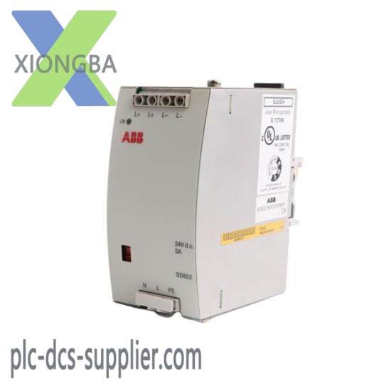 sd822_3bsc610038r1_power_supply_abb.jpg ABB SD822 3BSC610038R1 Power Supply Module