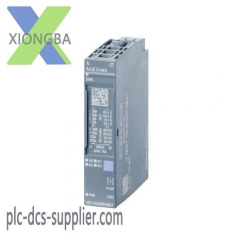 SIEMENS 6ES7134-6HD00-0BA1 | ET 200SP AI 4XU/I 2-WIRE ST | Digital Input Module for Industrial Automation