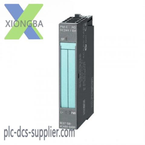 Siemens 6ES7 138-4CA50-0AB0 I/O Power Module: Precision Control in Industrial Automation