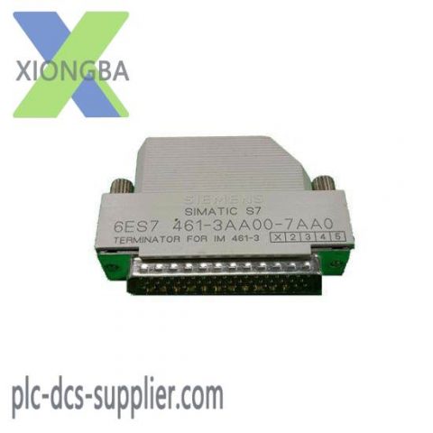 SIEMENS 6ES7461-3AA01-7AA0 Terminating Connector, Industrial Control Solutions