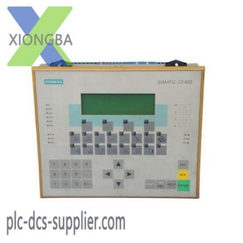 SIEMENS 6ES7633-2BF02-0AE3: Compact Display & Control Unit for Efficient Factory Automation