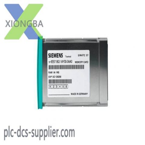 Siemens 6ES7952-0KH00-0AA0 RAM Memory Card for S7-400 Series, Long Version, 8 MB