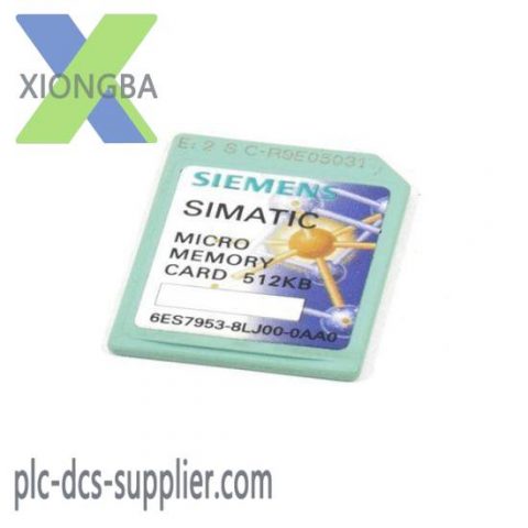 SIEMENS 6ES7953-8LJ00-0AA0 Micro Memory Card for Industrial Control Systems