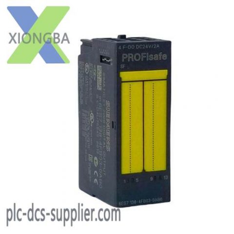 Siemens 6ES7 138-4FB03-0AB0 Electronics Module: High-Power Industrial Automation Control