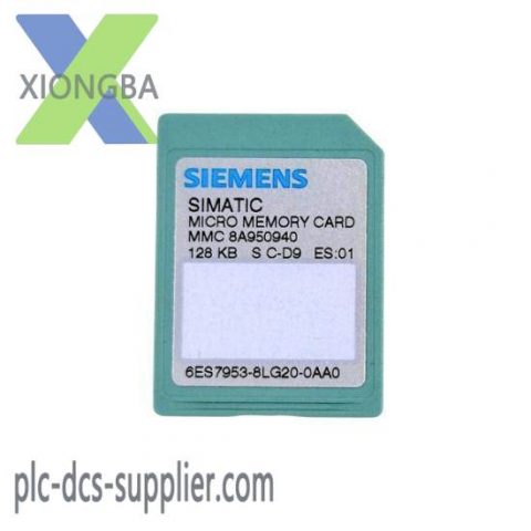 Siemens 6ES7 953-8LG20 Micro Memory Card, S7 Series, Control Module